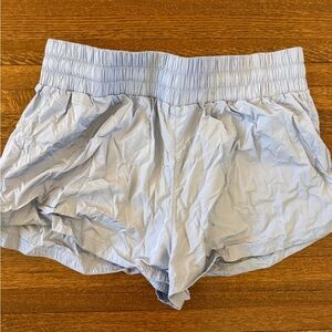 Varley Light Blue Kallin Running Athletic Shorts - large